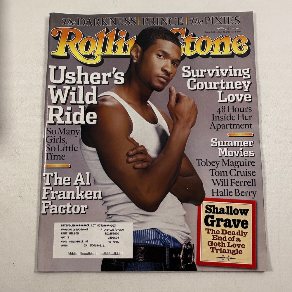 Rolling Stone Magazine Issue 948 May 13 2004 Usher Courtney Love Pixies Prince